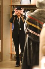 MARIAH CAREY Shopping at Louis Vuitton in Aspen 12/28/2019