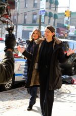 MARISKA HARGITAY on the Set of Law and Erder: SVU in New York 12/20/2019