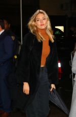 MARTHA HUNT Arrives at Z100