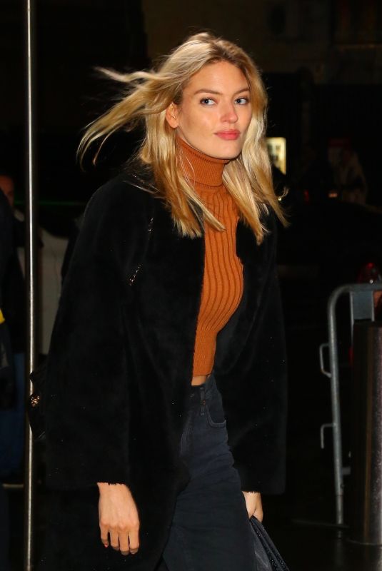 MARTHA HUNT Arrives at Z100’s Jingle Ball at Madison Square Garden in New York 12/13/2019