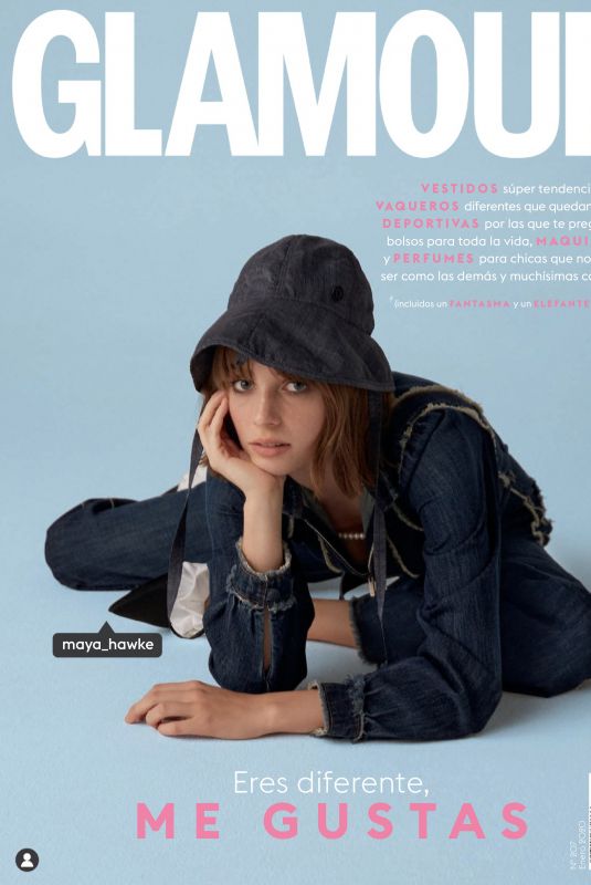 MAYA HAWKE in Glamour Magazine Spain, January 2020