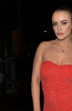 MEGAN CLARK Leaves Libertine Night Club in London 12/09/2019