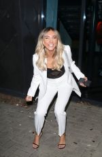 MEGAN MCKENNA Leaves The X Factor: Celebrity Final in London 11/30/2019