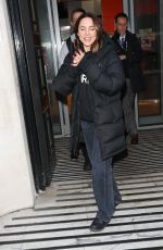 MELANIE CHISHOLM Leaves Dermot O"Leary Radio Show in London 12/21/2019