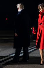 MELANIE TRUMP Arrives at London Stansted Airport 02/12/2019