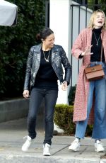 MICHELLE RODRIGUEZ Out for Lunch at Gracias Madre in Los Angeles 12/18/2019
