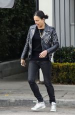 MICHELLE RODRIGUEZ Out for Lunch at Gracias Madre in Los Angeles 12/18/2019