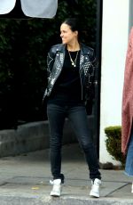 MICHELLE RODRIGUEZ Out for Lunch at Gracias Madre in Los Angeles 12/18/2019