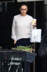 MILA KUNIS Leaves Alfred