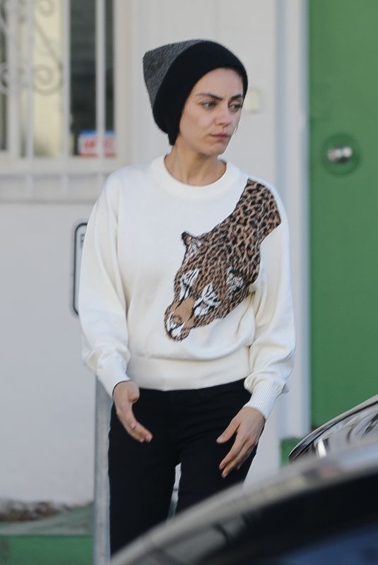 MILA KUNIS Out and About in Beverly Hills 12/11/2019