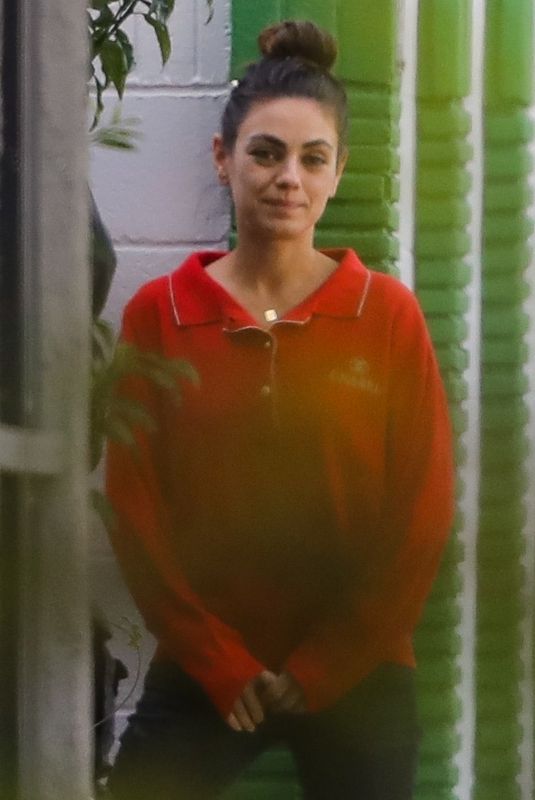 MILA KUNIS Out in Los Angeles 12/05/2019