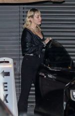 MILEY CYRUS and Cody Simpson Leaves Nobu Restaurant in Malibu 10/12/2019