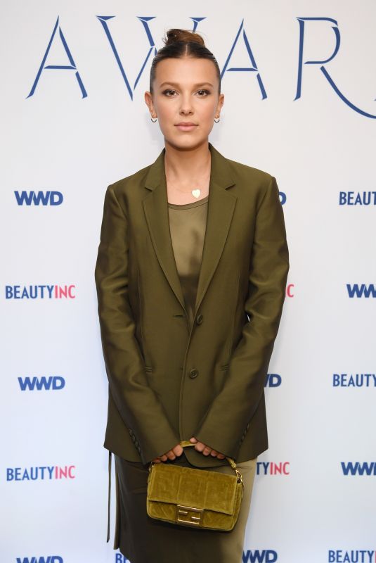 MILLIE BOOBY BROWN at WWD Beauty Inc Awards 2019 at Rainbow Room in New York 12/11/2019