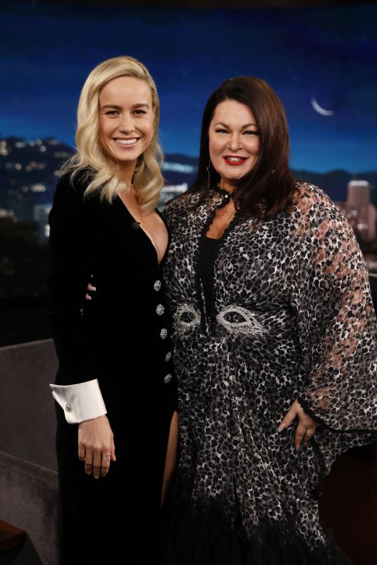 MOLLY HOPKINS at Jimmy Kimmel Live (Guest Host Brie Larson Interviews Molly Hopkins) 12/18/2019