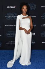 NAOMI ACKIE at Star Wars: The Rise of Skywalker Premiere in Los Angeles 12/16/2019