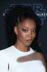 NAOMI ACKIE at Star Wars: The Rise of Skywalker Premiere in Los Angeles 12/16/2019