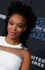 NAOMI ACKIE at Star Wars: The Rise of Skywalker Premiere in Los Angeles 12/16/2019