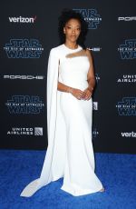 NAOMI ACKIE at Star Wars: The Rise of Skywalker Premiere in Los Angeles 12/16/2019