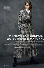 NATALIYA BULYCHEVA for Elle Magazine, Russia January 2020