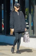 NAYA RIVERA Out and About in Los Angeles 12/15/2019