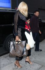 NENE LEAKES Arrives at Strahan, Sara & Keke in New York 