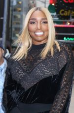 NENE LEAKES Arrives at Strahan, Sara & Keke in New York 