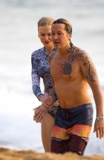 NICOLE KIDMAN and Keith Urban at a Beach in Sydney 12/27/2019