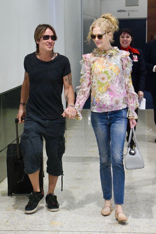 NICOLE KIDMAN and Keith Urban at Airport in Sydney 12/22/2019