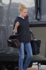NICOLE KIDMAN Arrives on the Set of Prom in Los Angeles 12/20/2019