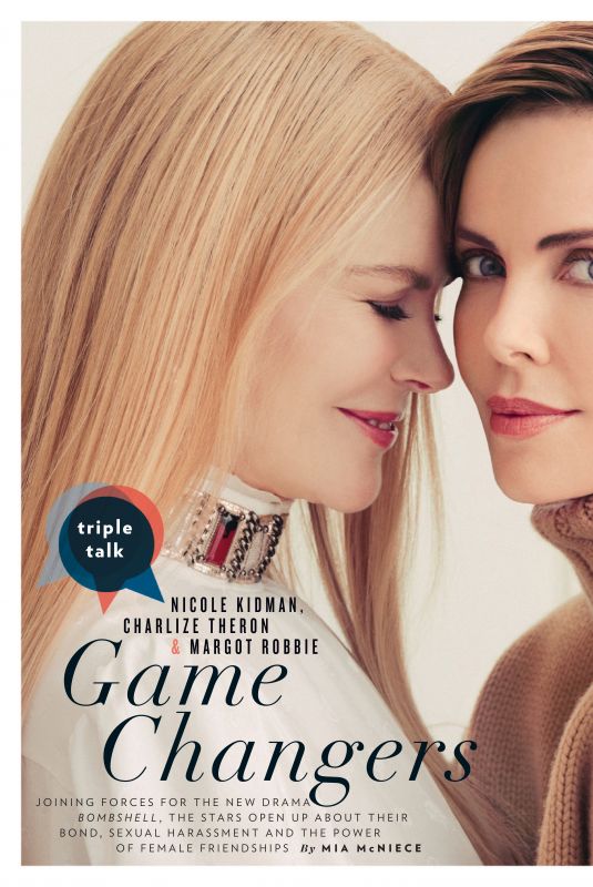 NICOLE KIDMAN, CHARLIZE THERON and MARGOT ROBBIE in People Magazine, December 2019