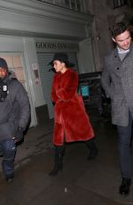 NICOLE SCHERZINGER and Thom Evans Night Out in London 12/17/2019