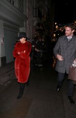 NICOLE SCHERZINGER and Thom Evans Night Out in London 12/17/2019