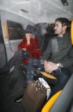 NICOLE SCHERZINGER and Thom Evans Night Out in London 12/17/2019