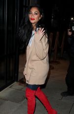 NICOLE SCHERZINGER Arrives at Her Hotel in London 11/30/2019
