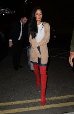 NICOLE SCHERZINGER Arrives at Her Hotel in London 11/30/2019