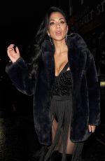 NICOLE SCHERZINGER Leaves Boulevard Theater in London 12/09/2019