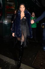 NICOLE SCHERZINGER Leaves Boulevard Theater in London 12/09/2019