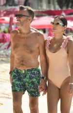 NIGORA WHITEHORN in Swimsuit at a Beach in Barbados 12/26/2019