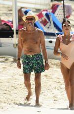 NIGORA WHITEHORN in Swimsuit at a Beach in Barbados 12/26/2019
