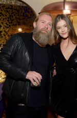 NINA AGDAL at Daily Mail Holiday Party in New York 12/04/2019