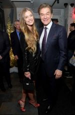 NINA AGDAL at Daily Mail Holiday Party in New York 12/04/2019