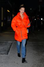 NINA AGDAL Night Out in New York 12/20/2019