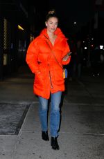 NINA AGDAL Night Out in New York 12/20/2019