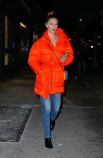 NINA AGDAL Night Out in New York 12/20/2019