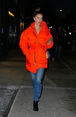 NINA AGDAL Night Out in New York 12/20/2019