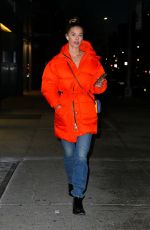 NINA AGDAL Night Out in New York 12/20/2019