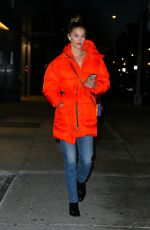 NINA AGDAL Night Out in New York 12/20/2019