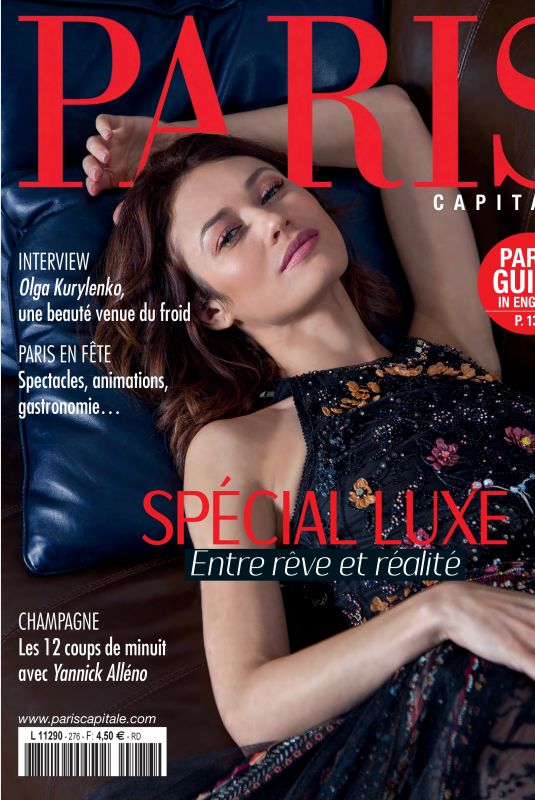 OLGA KURYLENKO in Paris Capitale, December 2019