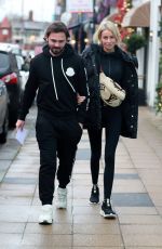 OLIVIA ATTWOOD and Bradley Dack Out for Lunch in Hale 12/20/2019