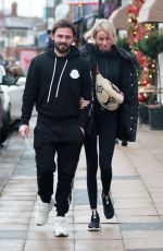 OLIVIA ATTWOOD and Bradley Dack Out for Lunch in Hale 12/20/2019